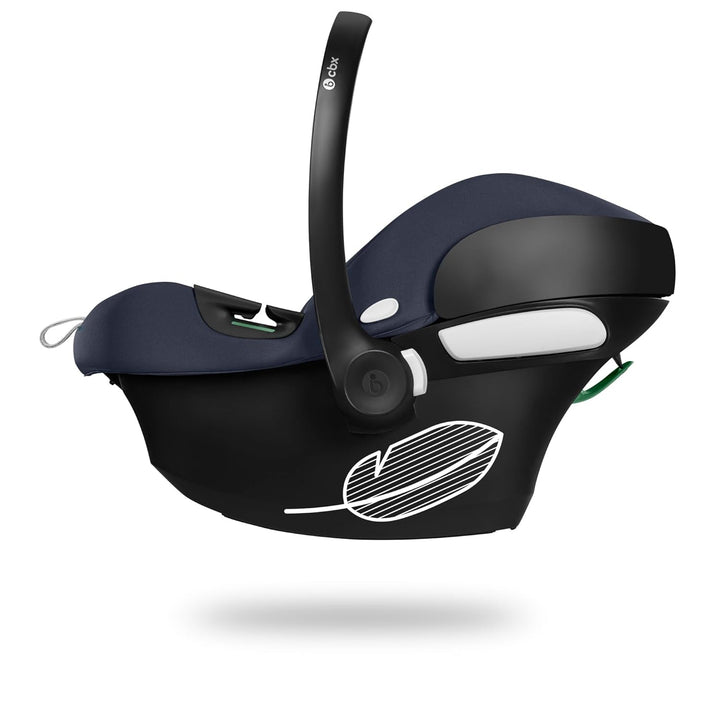 CYBEX Silver Babyschale Aton B2 i-Size mit Base One, Inkl. ISOFIX-Basis und Neugeboreneneinlage, Sen