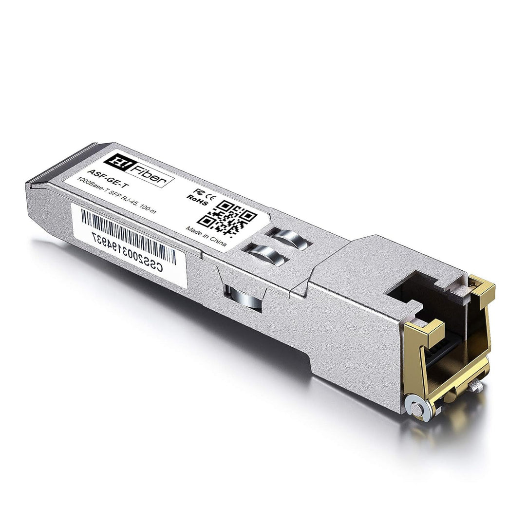 H!Fiber Gigabit SFP Kupfer RJ45 Modul, 1000base-T Transceiver für Cisco GLC-T/SFP-GE-T, Meraki MA-SF
