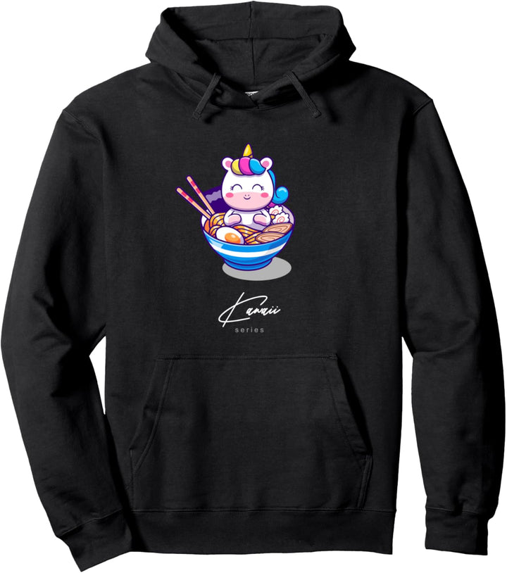 Kawaii Einhorn niedlich süss Anime Manga Ramen Pullover Hoodie