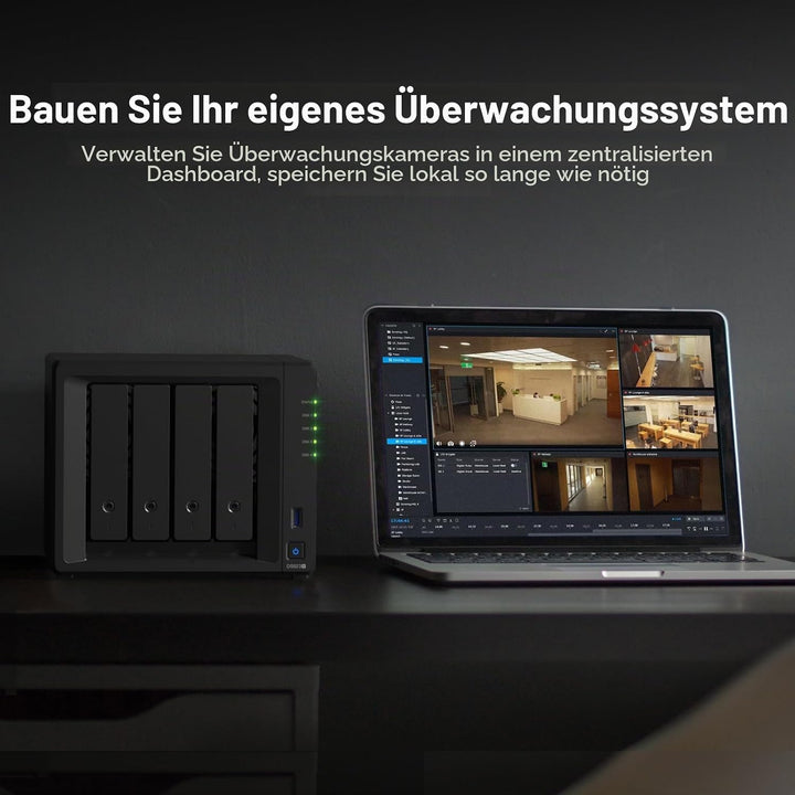 SYNOLOGY 4-Bay DDR4 ECC 2X USB3,2-I 1 DS923+ 4GB RAM 4-bay; 4GB DDR4 DS923+ DiskStation, 4-bay; 4GB