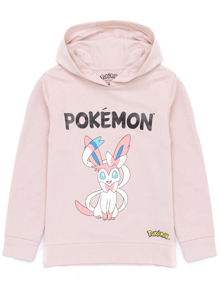 Pokemon Hoodie Girls Kids Game Gifts Sylveon Lilac Jumper Pullover 7-8 Jahre Lila, 7-8 Jahre Lila