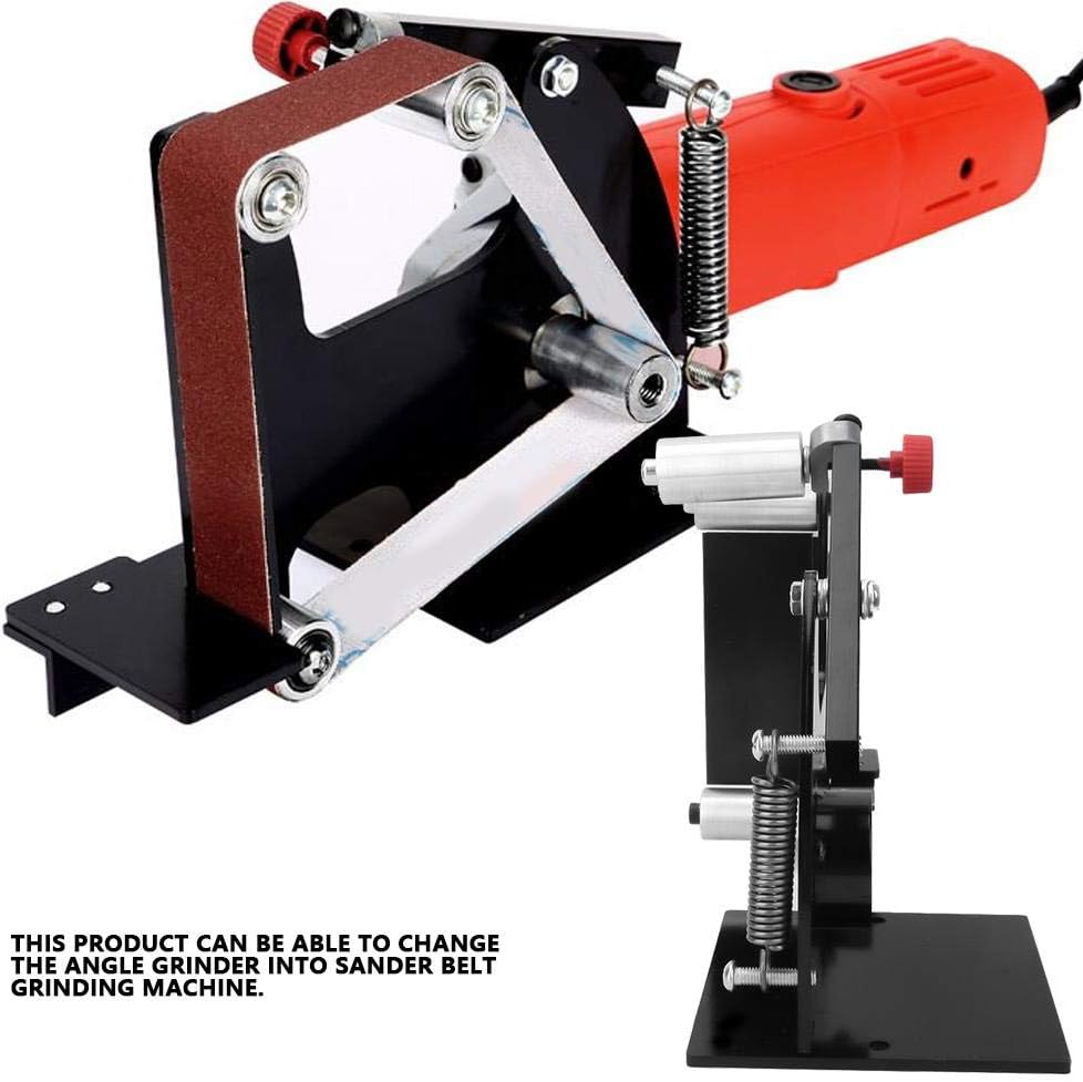 Schleifbandschleifer Zubehör, 50 mm Breite Bandschleifvorrichtung, Schleifpoliermaschine mit Adapter