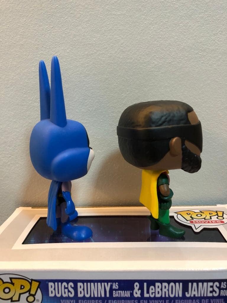 Funko! Pop – 2 Pack Exclusive Space Jam 2 – Bugs as Batman &amp; Lebron James