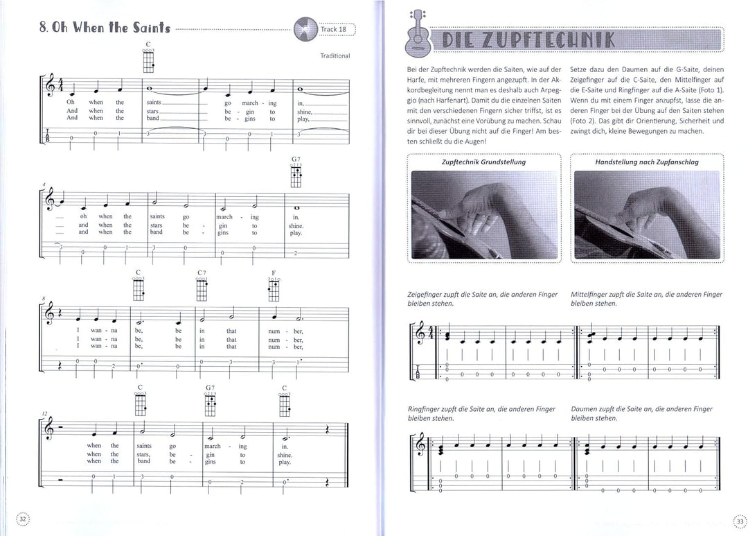 Spielend Ukulele lernen - Die Ukulelenschule für Jugendliche und Erwachsene - Lehrbuch mit CD und Pl