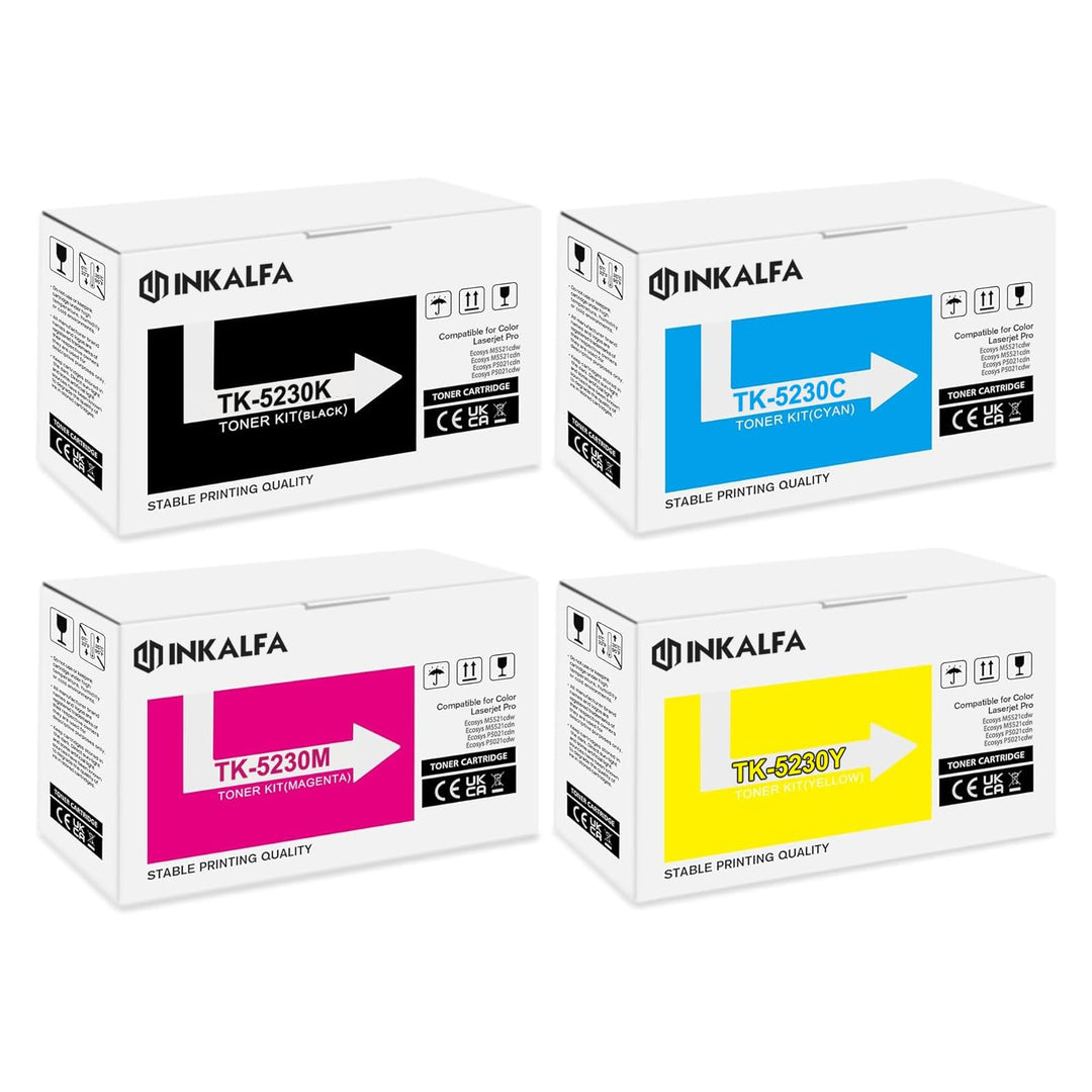 inkalfa TK5230 Toner Kompatibel für Kyocera Ecosys M5521cdw P5021cdn P5021cdw M5521cdn M5521 P5021 T