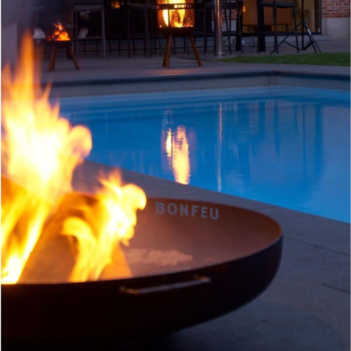 BonFeu BonBowl Feuerschale - Feuerschalen für den Garten - Feuerstelle Outdoor - Feuerschale mit Opt