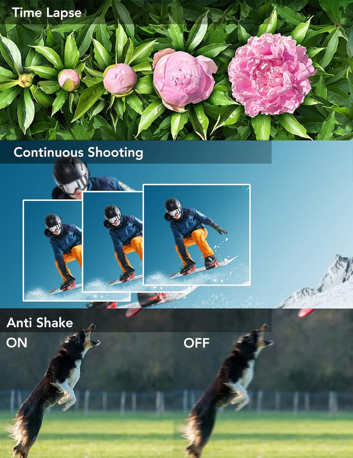 Y-YOPZI 4K Ultra HD Mini-Videokamera 50 MP 2, 88-Zoll-LCD-wiederaufladbare Studenten-Kompaktkamera m