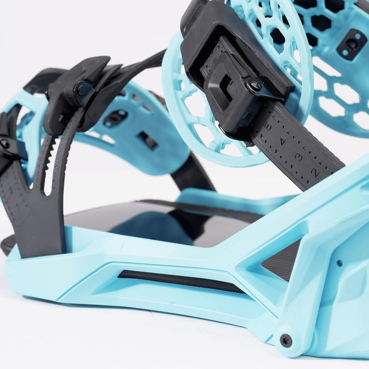 Nidecker OG Supermatic Snowboard Bindungen – Auto Open System mit verstellbarem Highback M (EU 37.5