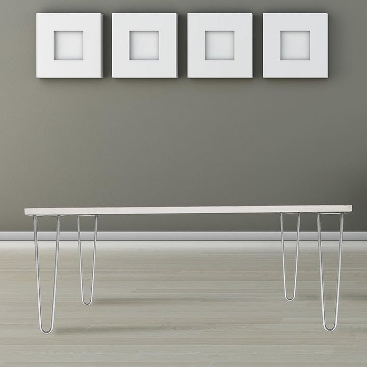 Melko 4er Set Hairpin Legs 60cm austauschbare Haarnadel Tisch&Schrank Beine 2 Streben inkl. Tischbei