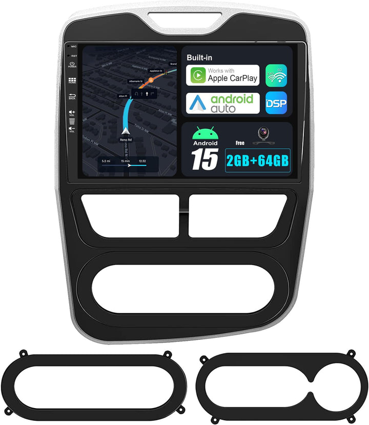 JOYX Android 13 Autoradio Passt für Renault CLIO 4 (2012-2016) - Rückfahrkamera KOSTENLOS - [2G+32G]