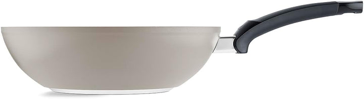 Fissler Ceratal / Aluminium-Wok (Ø 30 cm, 5,2 L) Keramik-Bratpfanne beschichtet antihaftend, hoher R