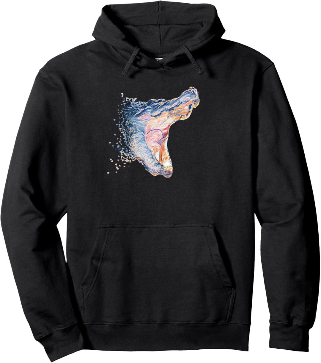 Krokodil Alligator Reptilien Pullover Hoodie