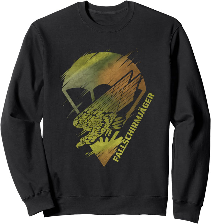 Fallschirmjäger Abzeichen Bundeswehr Adler & Fallschirm Sweatshirt