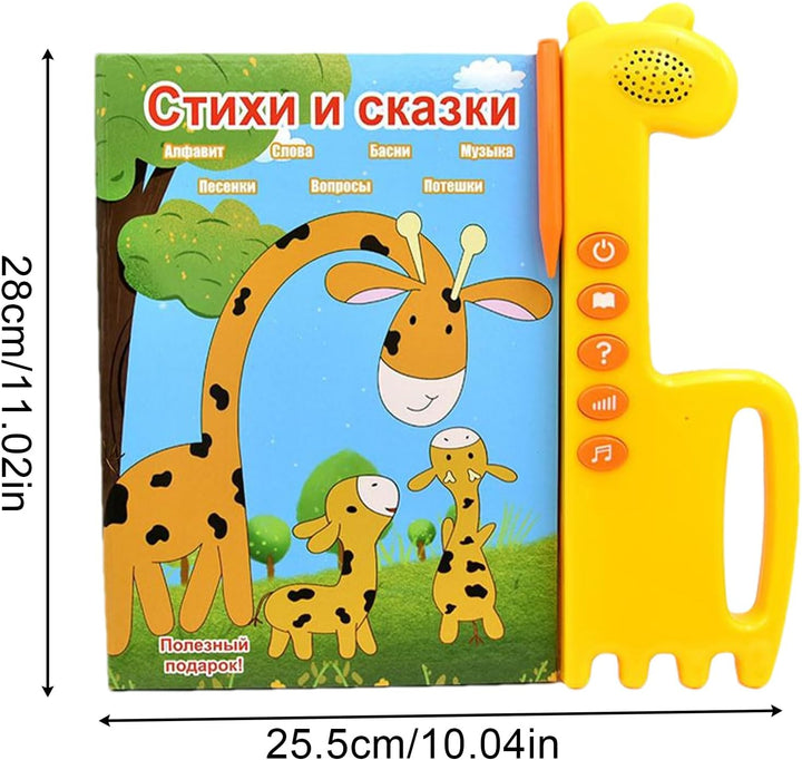Generisch Sprechende Bücher | Russisch Lernspielzeug für Kinder mit Tönen - Lernspielzeug Interaktiv
