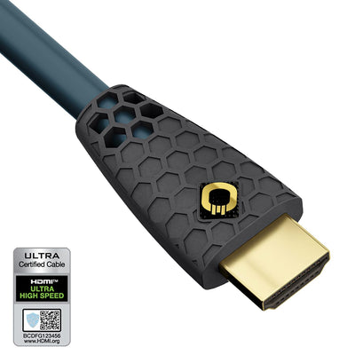 OEHLBACH Flex Evolution - Ultra High-Speed HDMI-Kabel, patentierter Knickschutz, 8K UHD 60Hz 4320p,