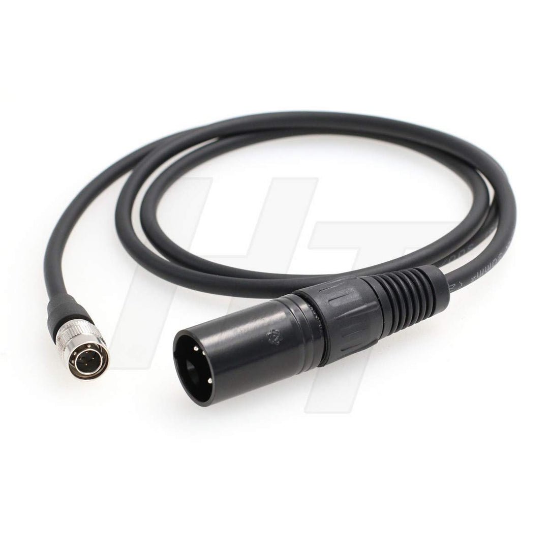 HangTon Stromkabel XLR 4 Pin auf Hirose 4 Pin Soundgeräte Zaxcom Recorder