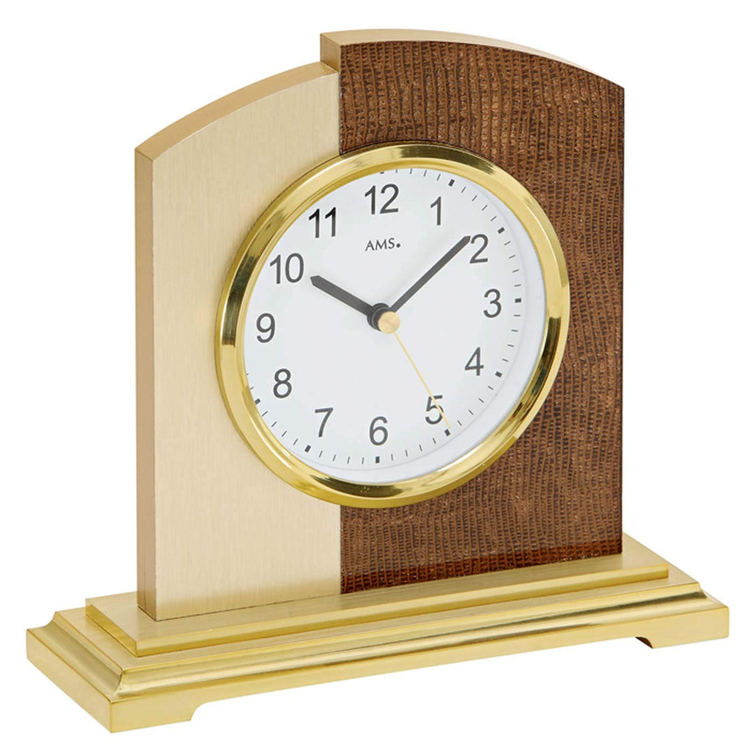 AMS F5145 Funk Tischuhr, Holz, Mehrfarbig, 30 x 24 x 12 cm