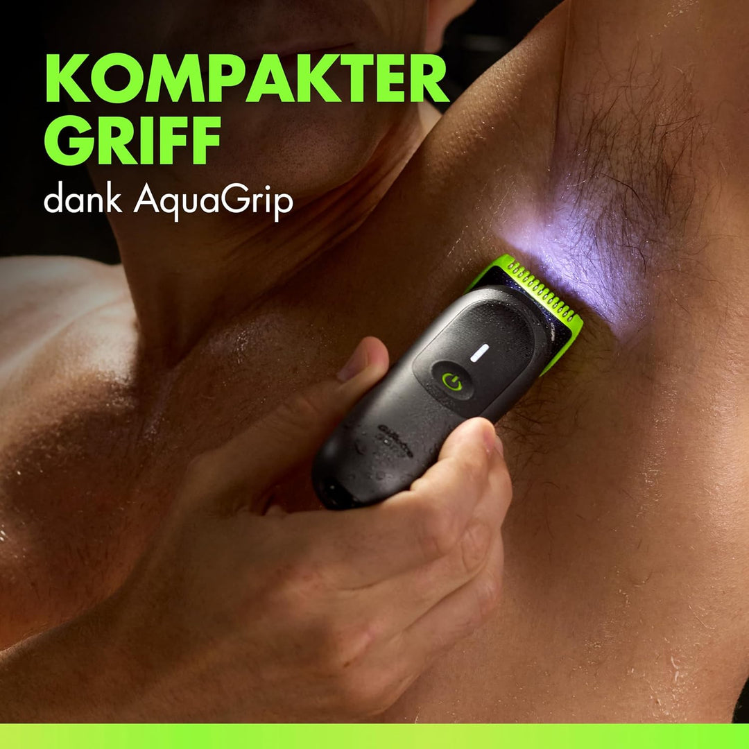 GilletteLabs i7 Body + Intimate Trimmer Herren mit SkinFirst-Technologie — Intimrasierer Mann für Kö