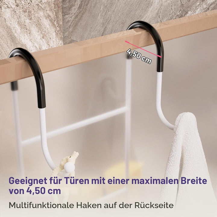 SWTYMIKI Duschregal zum Hängen Dschablage Hängend - Duschablage Hängend Für Dusche Glastür Duschkorb
