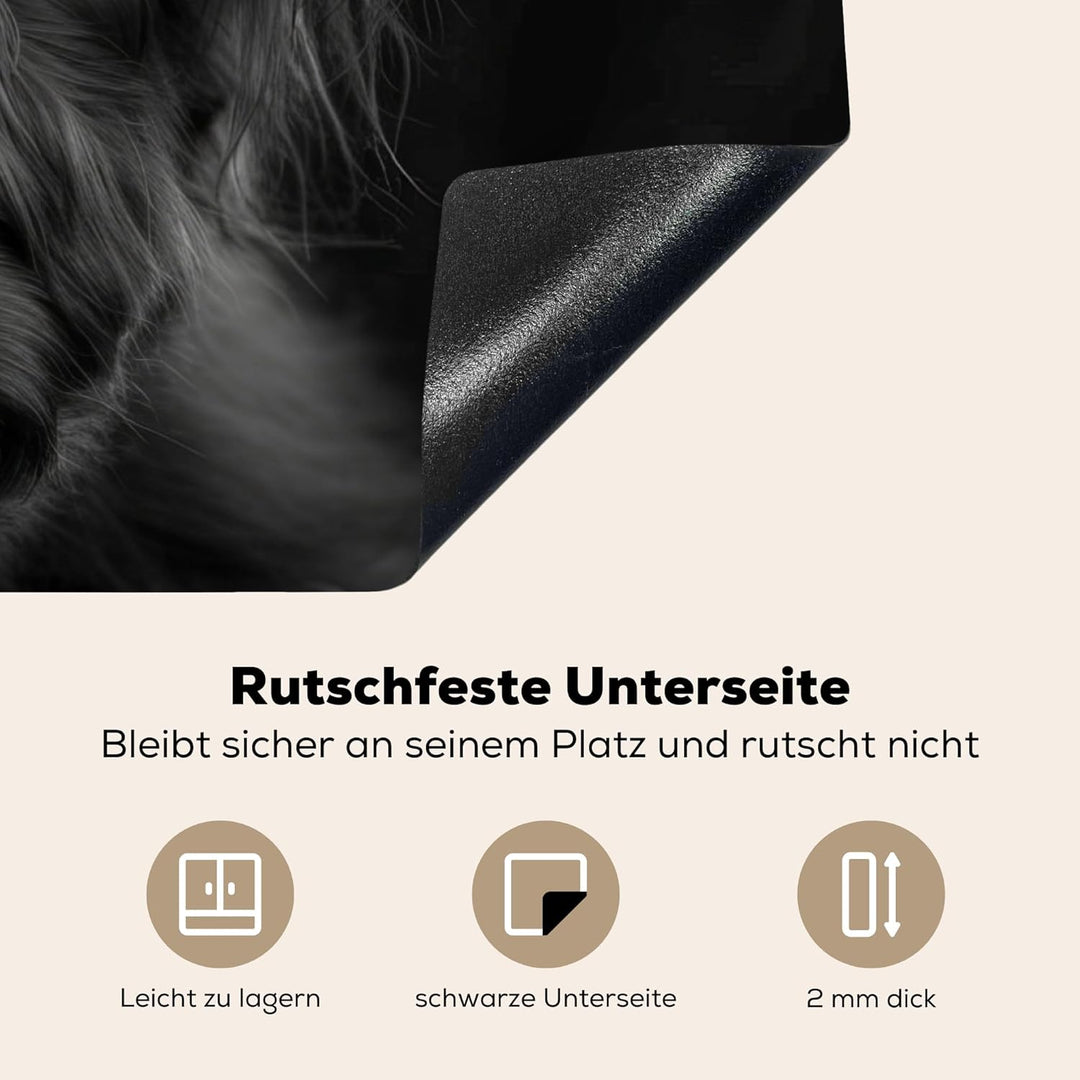 Herdabdeckplatte 80x52 cm Einteilig Induktionsmatte Küche Abdeckung Ceranfeld Herd Abdeckplatte Deko