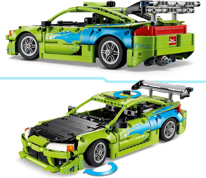 LEGO Technic Fast and Furious Mitsubishi Eclipse Auto - Modellbau Auto - Sammlerset inkl. Lenkung un