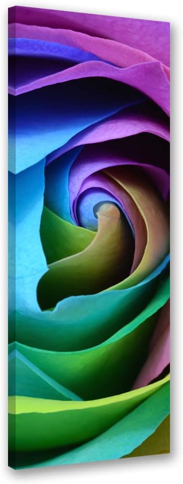 Feeby Bilder abstrakt 30x90 cm 1 Teilig Wohnzimmer Schlafzimmer Büro Flur Küche Wandbilder Leinwandb