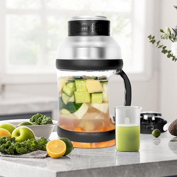 Tragbarer Mixer, Persönlicher Mixer, 2 L Sport-Smoothie-Mixer mit 6 Kantenklingen, 18000 U/min, 4000
