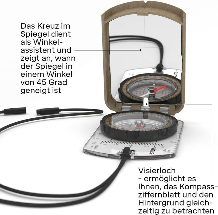 Silva BRÜJULAS Transparente Basis mit Spiegel Terra Ranger S Kompass (MN) SILVA Unisex Erwachsene