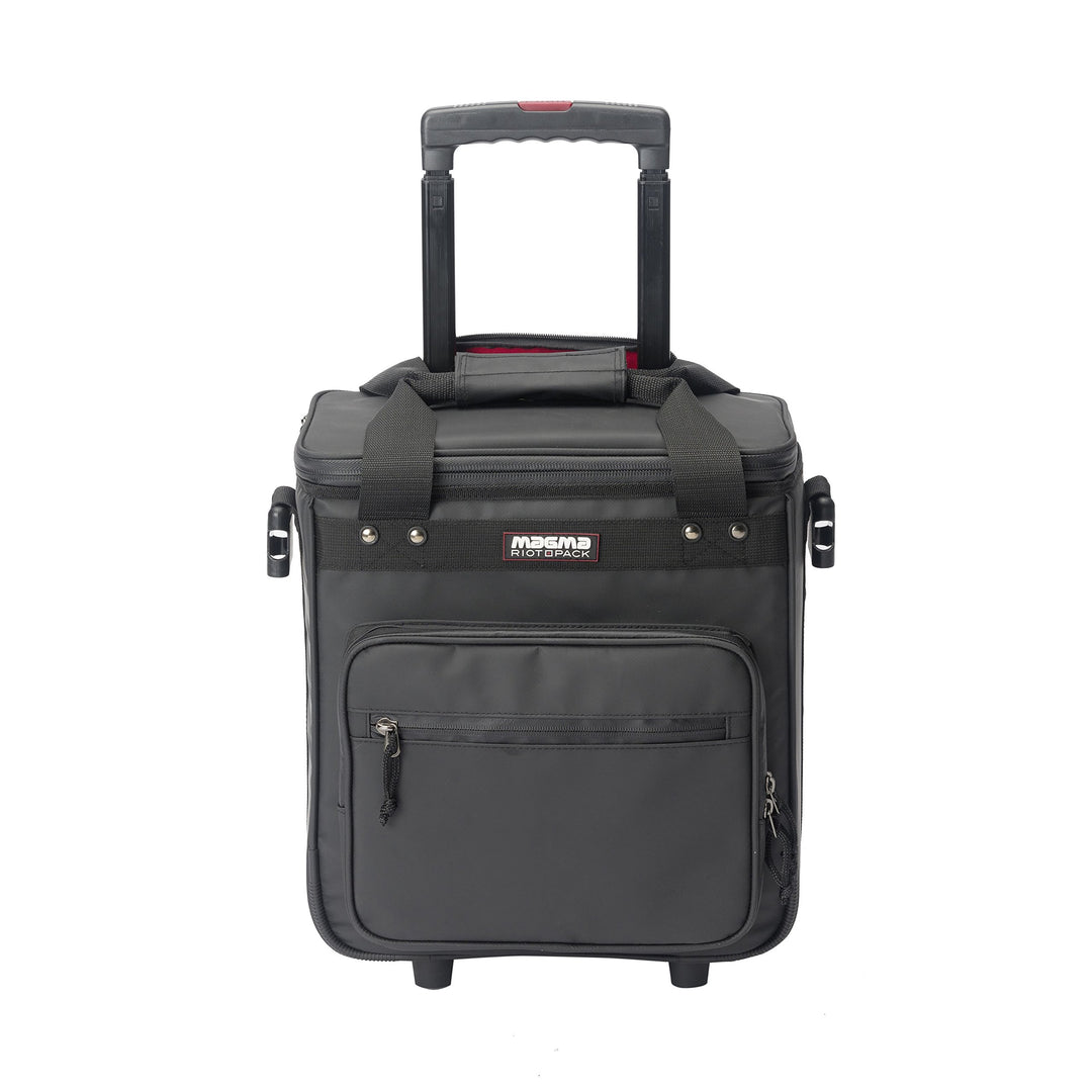 Magma Riot LP Trolley 50 für 127 x 30,5 cm grosse Schallplatten Trolley Schwarz/Red, Trolley Schwarz