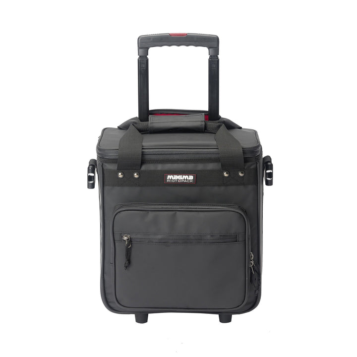 Magma Riot LP Trolley 50 für 127 x 30,5 cm grosse Schallplatten Trolley Schwarz/Red, Trolley Schwarz