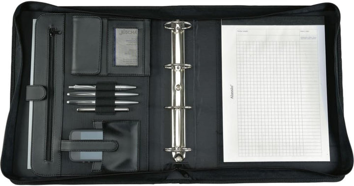 Alassio 30078 - Tagungsmappe AREZZO II im DIN A4 Format, Schreibmappe aus Nylon, Dokumentenmappe in
