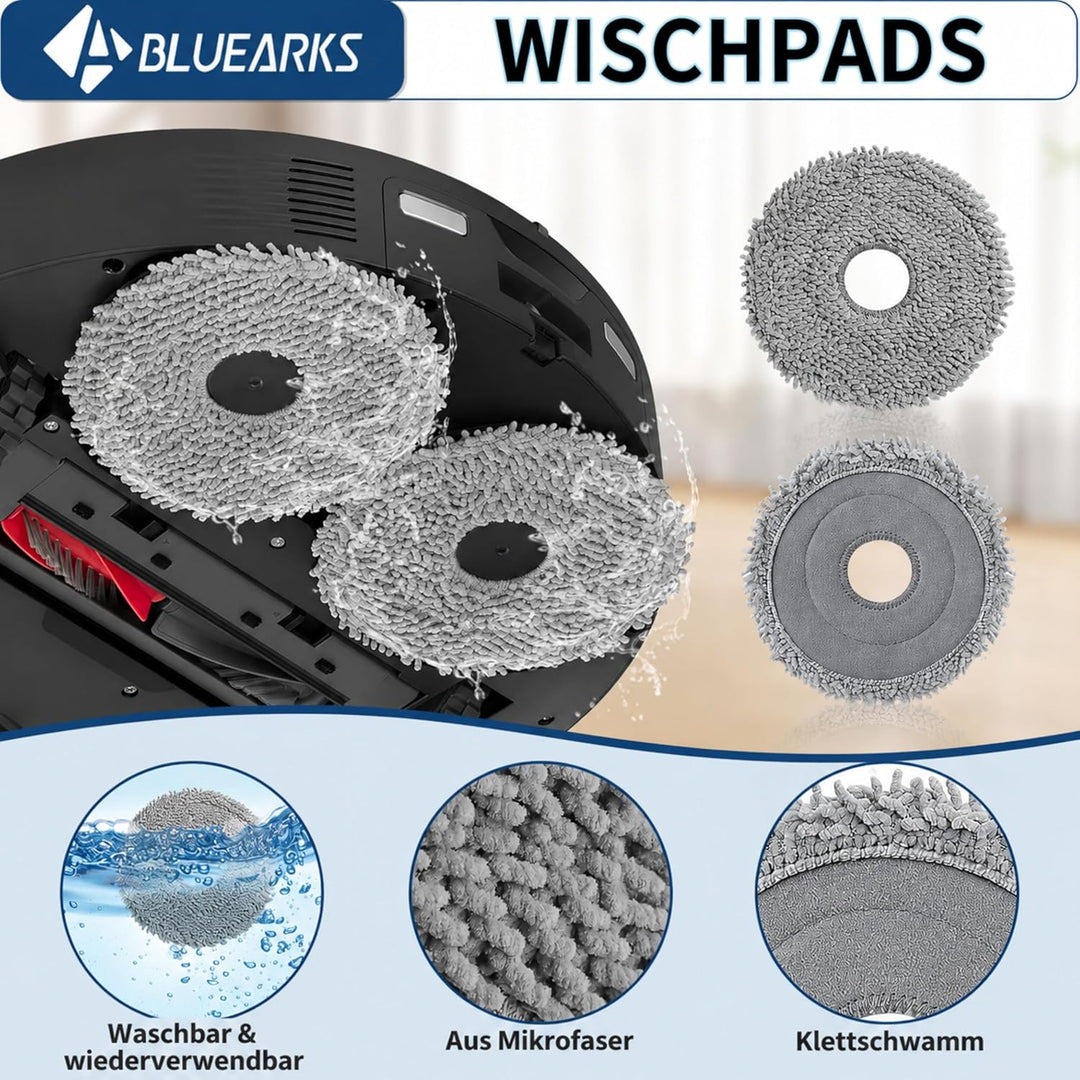 23 Stück Kompatible mit Roborock Qrevo Zubehörset Saugroboter【Not for Q Revo S/Pro/Maxv】,1 Hauptbürs