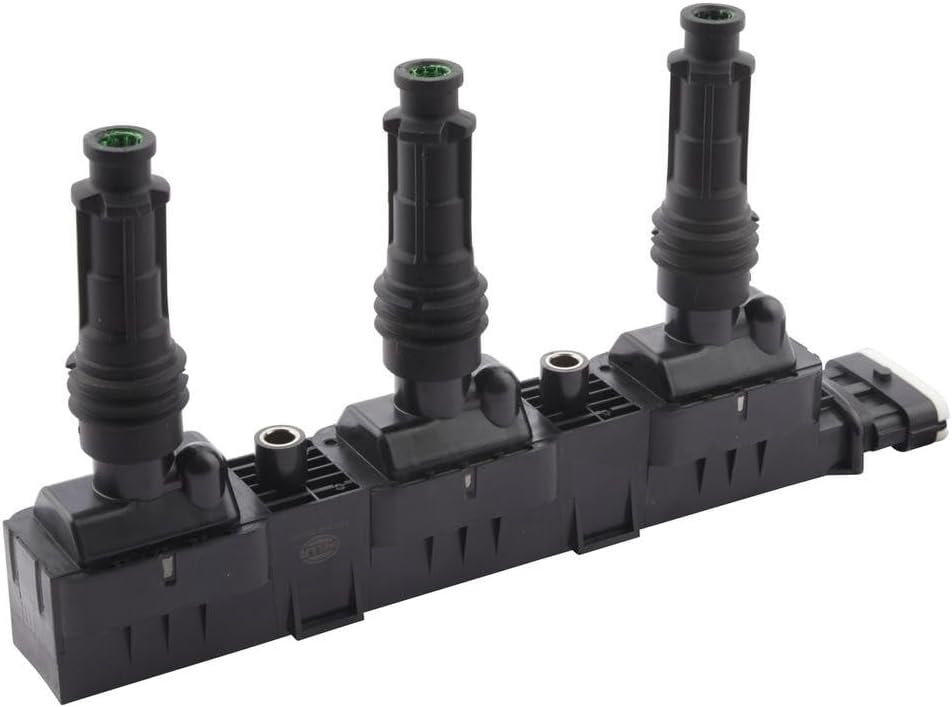 HELLA 5DA 358 000-351 Zündspule - 12V - 5-polig - Blockzündspule - geschraubt