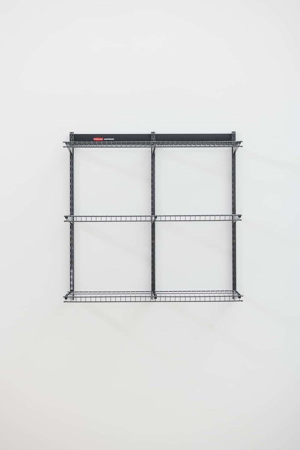 Rubbermaid Fasttrack Schienenaufbewahrung, 91,4 x 30,5 cm, 3 Regalböden, 159 kg pro Regal, für Zuhau