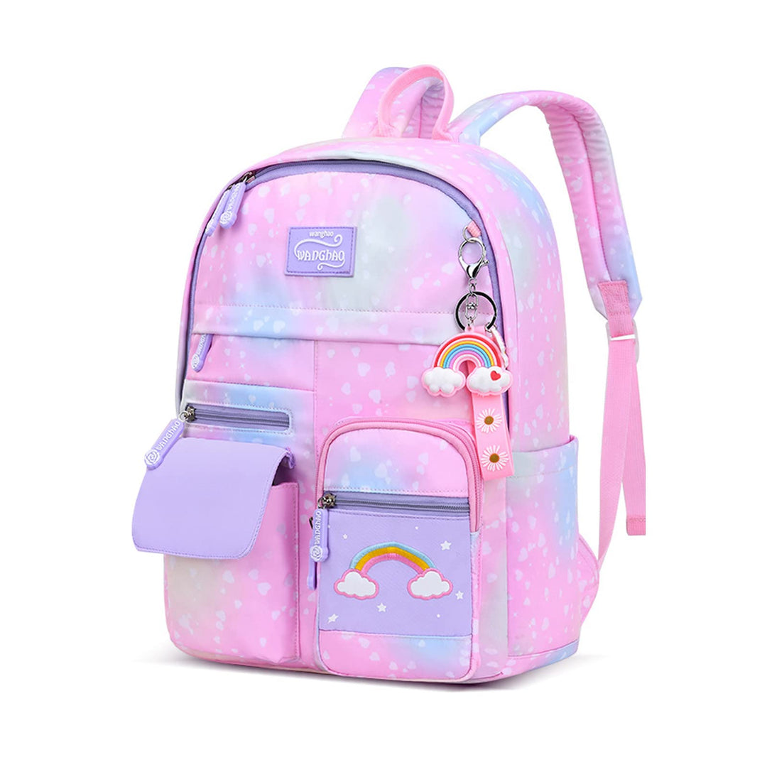 FANDARE Kinderrucksack Schulranzen Schultaschen Mädchen Schulrucksack Kinder Schultasche für 4-9 Kla