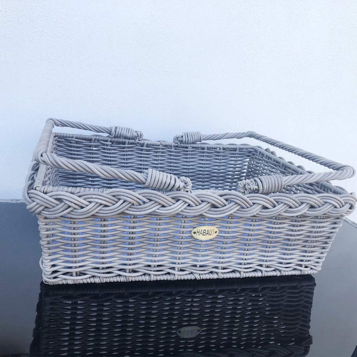 HABAU 3171 Picknickkorb, Kunststoff, grau