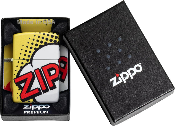 Zippo Sturmfeuerzeug - Comic, 540°, Color Image - Nachfüllbar - Wiederverwendbar - Windfestes Design