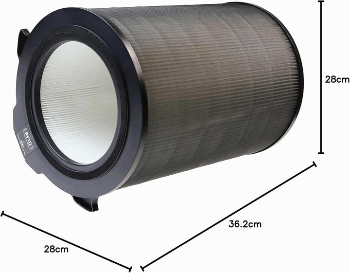 vhbw 2x H12 Filter kompatibel mit AEG AX 91 600 CADR, AX91-604DG, AX91-604GY Luftreiniger - Ersatz-F