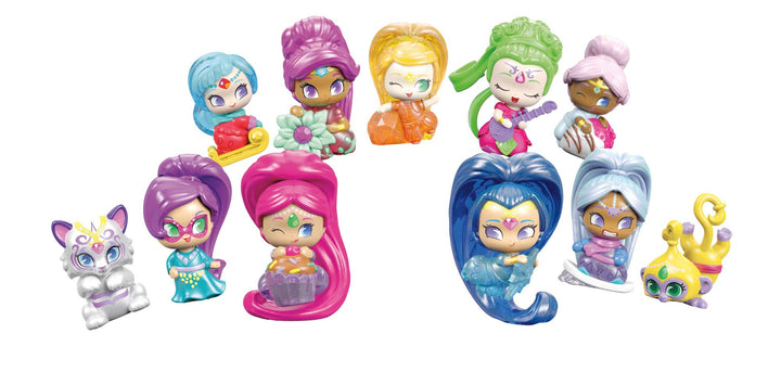 Mattel DTK47 - Shimmer und Shine Mini Dschinnis Überraschungsflaschen, sortiert