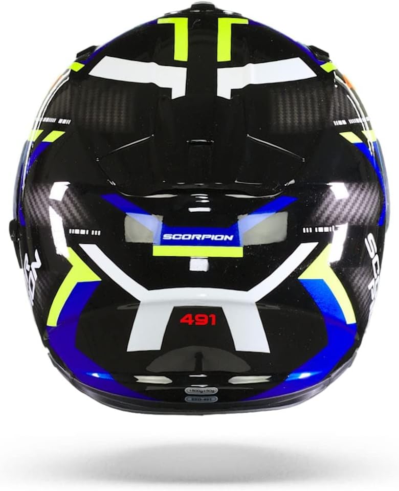 EXO 491 SPIN XS NERO-BLU-GIALLO FLUO, XS Nero-Blu-Giallo fluo