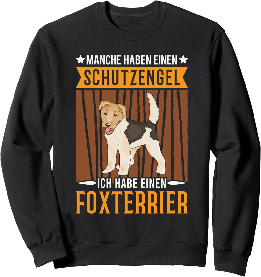 Foxterrier Schutzengel Drahthaar-Foxterrier Sweatshirt