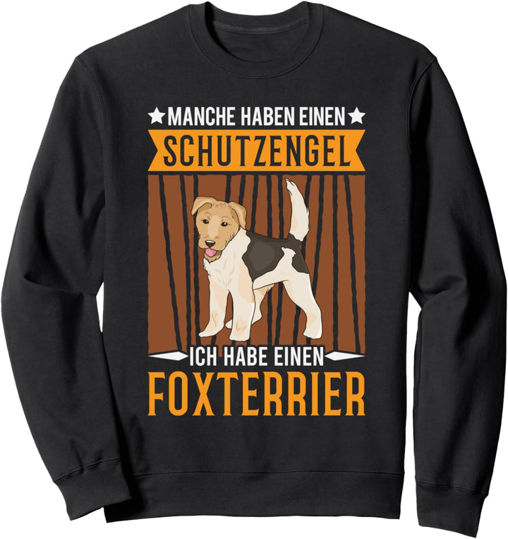 Foxterrier Schutzengel Drahthaar-Foxterrier Sweatshirt