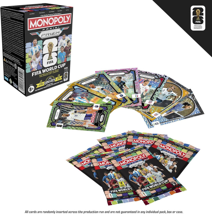 Monopoly Panini Prizm: FIFA World Cup Trading Cards Booster Box | aktuelle Stars und FIFA World Cup