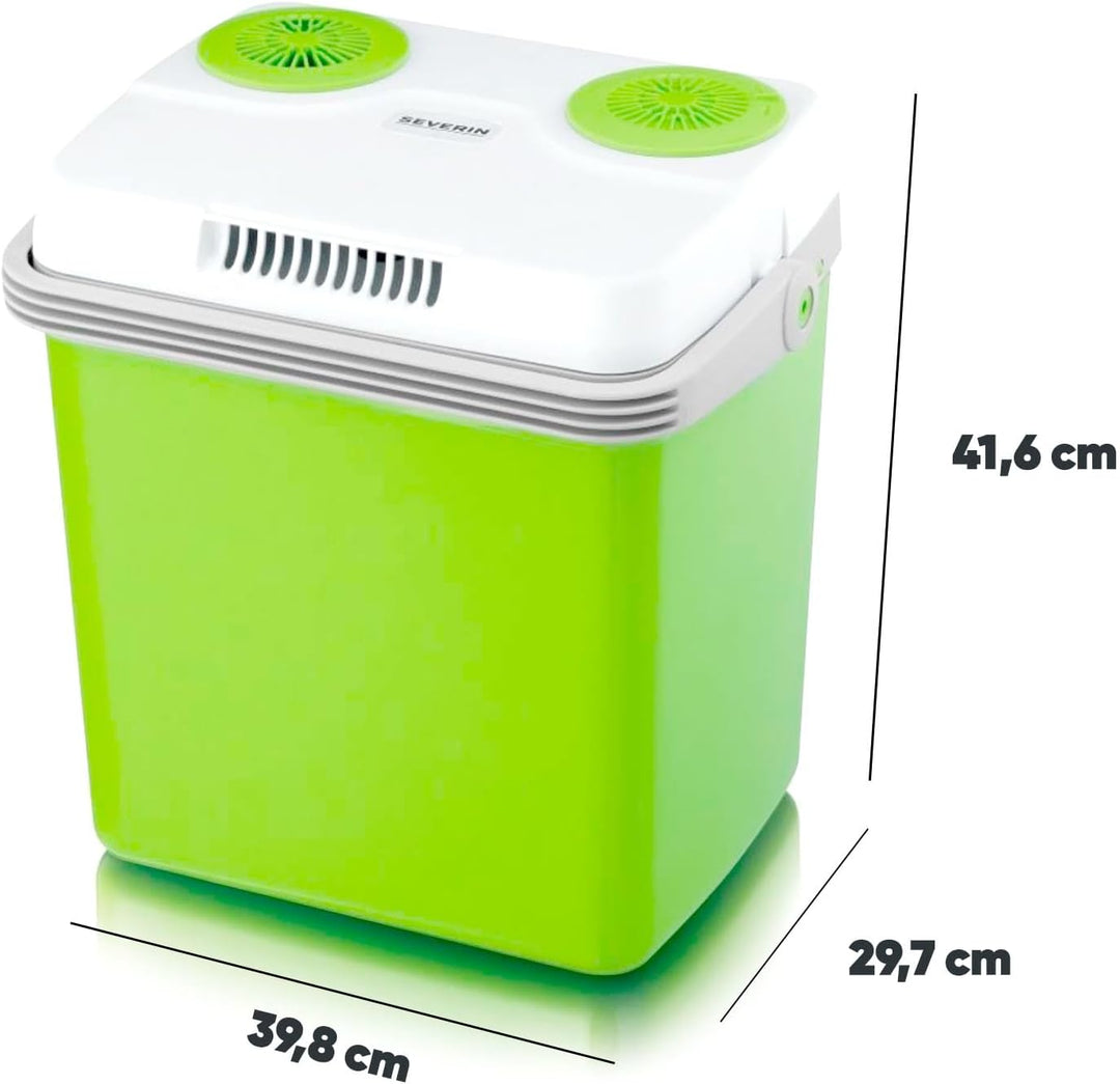 SEVERIN Elektrische Kühlbox (19 L) mit Kühl- und Warmhaltefunktion, Auto Kühlbox mit 2 Anschlüssen (