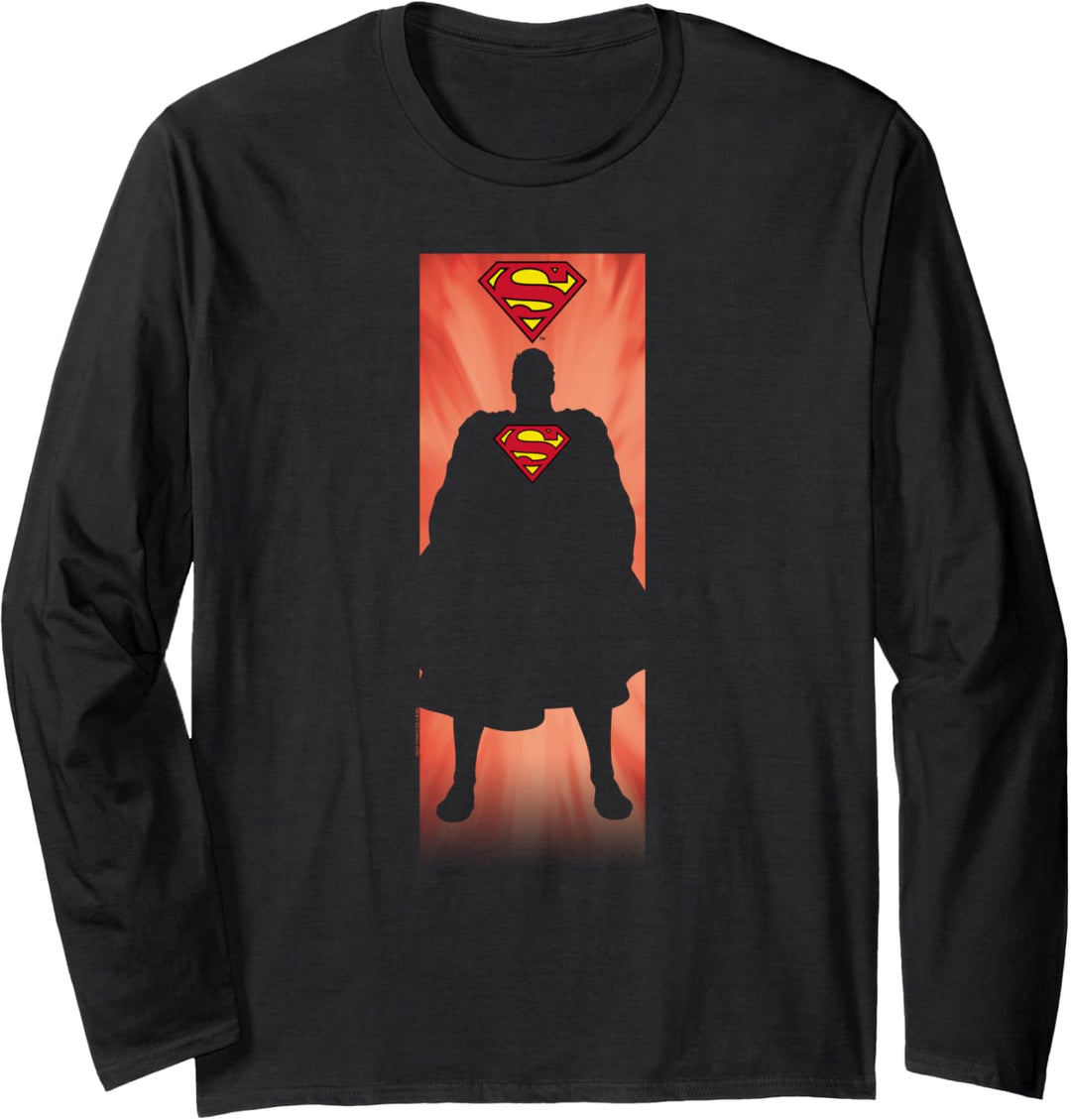 Superman Block Langarmshirt