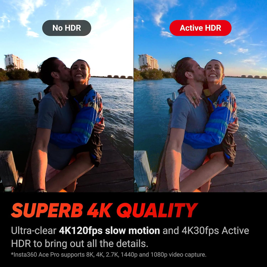 Insta360 Ace Pro GPS-Kit - wasserdichte Action-Kamera, zusammen mit Leica entwickelt, 1/1,3"-Sensor