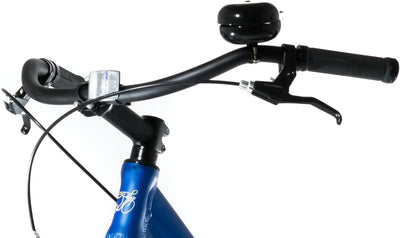 Kickbike Cruise Max 20 - Tretroller für Erwachsene - Scooter Cityroller Finnscoot schwarz/weiss/blau