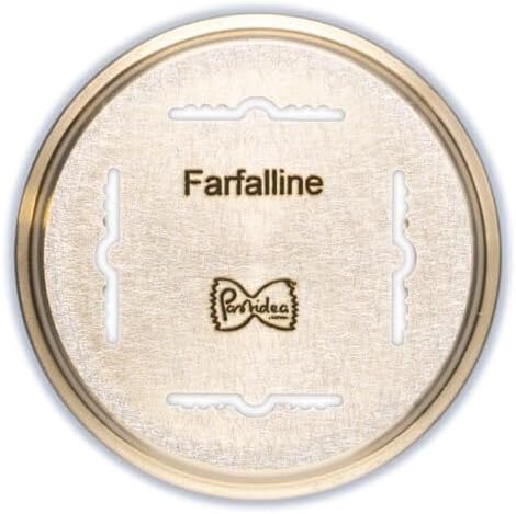 Pastidea - Matrize Zubehör Farfalline gestreift kompatibel mit Kenwood Pasta Fresca oder mit Adapter