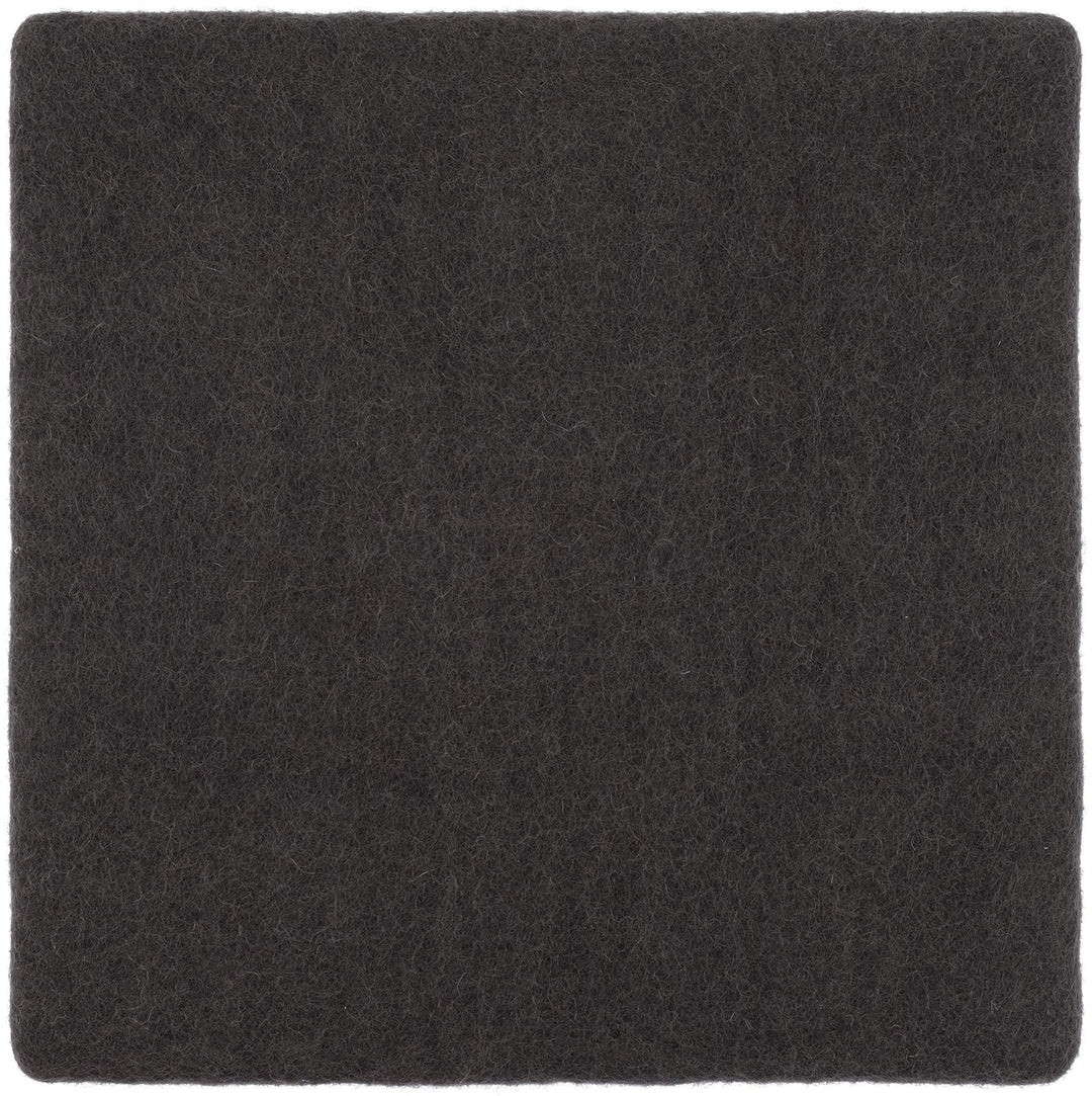 myfelt Flache Filz Sitzauflage, Filz Stuhlauflage - Kuno - quadratisch, 36x36 cm, Anthrazit, Anthraz