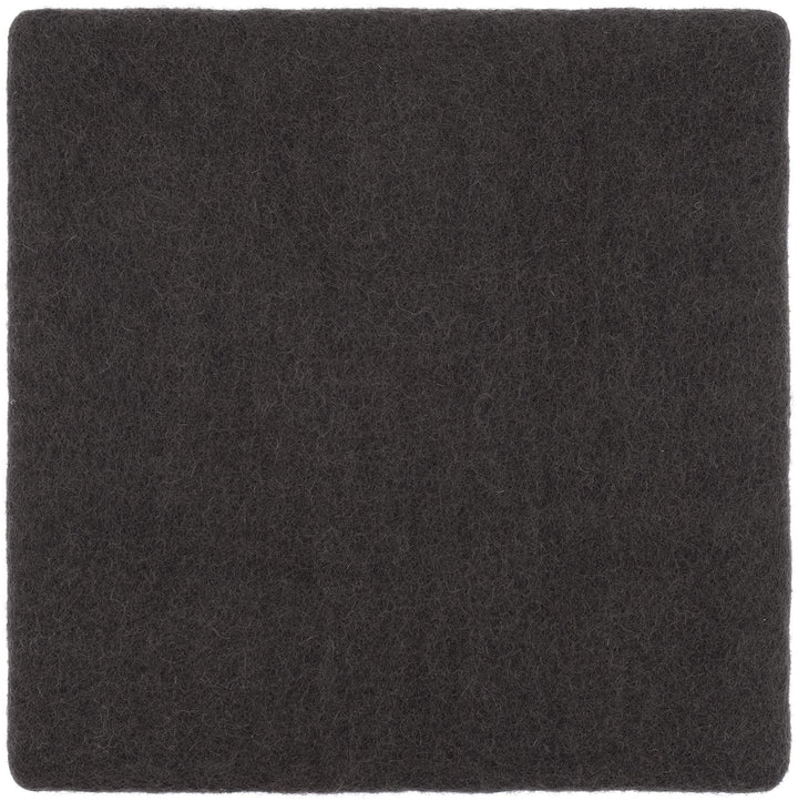 myfelt Flache Filz Sitzauflage, Filz Stuhlauflage - Kuno - quadratisch, 36x36 cm, Anthrazit, Anthraz
